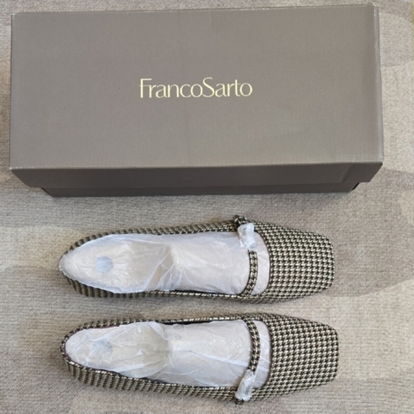Franco Sarto Loafer Flat Mary Jane's Brown Black Women's Size 8.5 NEW NWT NIB - Picture 5 of 16